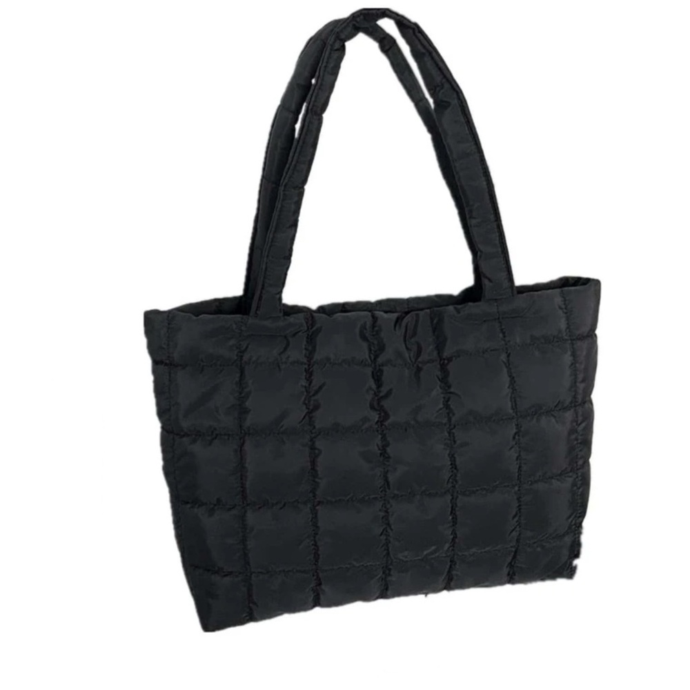 Large Quilted Shoulder tote Bag